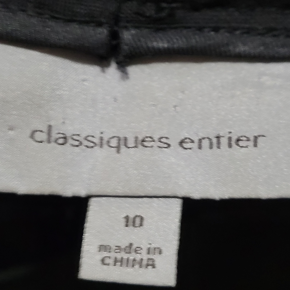 Elegant Black and Gray Women's Pants Set Classiques Entier size 10 Office Dress - Picture 5 of 6